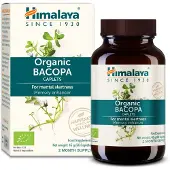 Himalaya Organic Bacopa Monnieri Supplément à base de plantes nootropiques pour la vigilance mentale
