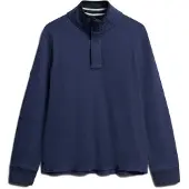 Superdry Homme Sweatshirt Demi-zip Jersey Cotton Classics Navy Taille: L