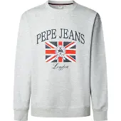 Pepe Jeans pour homme. PM5800025 Sweat Mercer gris (S), Casuel, Coton
