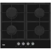 Beko HILG 642C5 SB - Schwarz - Integriert - 60 cm - Gaskochfeld - 4 Zone(s) - 4 Zone(s)