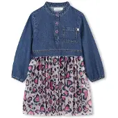 Billieblush U21299 Long Sleeve Dress Bleu 8 Years Fille