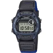 Casio W-220HF-2AVEF Montre à quartz Chrono alarme pour femmes et adolescents
