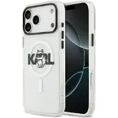 Karl Lagerfeld Iml Choupette Sketch Logo Magsafe Iphone 17 Pro Max Phone Case Clair