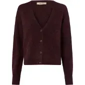 Mos Mosh Cardigan ' MMThora ' aubergine