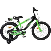 Volare Vélo enfant Sportivo - Garçons - 18 pouces - Vert Noir
