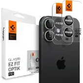 Spigen Optik Pro EZ Fit Lens Protector lot de 2 pour Apple iPhone 16 / 16 Plus / 17 - Green
