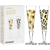 Ritzenhoff Goldnacht Champus-Duett (A. Vasconcelos) H25, Verres à vin, Multicolore