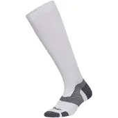 2XU Vector Light Cush Long Socks Blanc EU 42-46 / 41-46 cm Homme