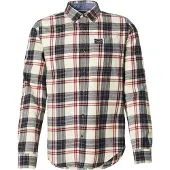 Superdry pour homme. M4011047A Chemise de bûcheron marron (3XL), Casuel, Coton, Manche longue