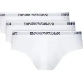 Emporio Armani Em000258_af14132 Slips 3 Units Blanc 2XL Homme