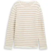 Tom Tailor Ottoman Sweater Blanc S Femme