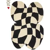 Doing Goods Tapis papillon à carreaux Cleo XL