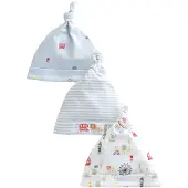Next Bonnet 'London' bleu clair / marron / rouge / blanc