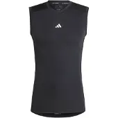 Adidas T-Shirt fonctionnel noir / blanc