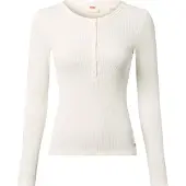 Levi's T-shirt 'Dry Goods Waffle Henley' blanc