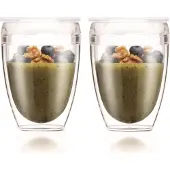Bodum Pot à céréales SET 2 pcs. PLASTIQUE Pot à céréales Pot à yaourt 0,3 l