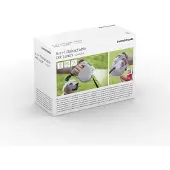 InnovaGoods Laisse pour chien rétractable - - Leashic - 6 en 1 - Lumière LED - Compartiments pratiques