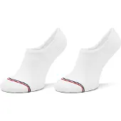 Tommy Hilfiger Chaussettes - 2 Pack - Footie - Blanc - - 43/46 - Chaussettes