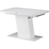 Vicco Table de salle à manger Fenaro Blanc 120-160 x 80 cm extensible, Model 56603