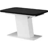 Vicco Table de salle à manger Fenaro Noir/Blanc 120-160 x 80 cm extensible, Model 56600