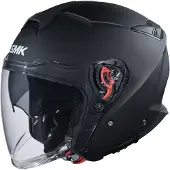 SMK-Link GTJ Noir Mat Casque Jet Taille XS
