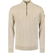No-excess Pull Demi-Zip Rib Cassé Blanc cassé Blanc taille XXL
