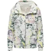 Ragwear Veste de survêtement 'Fllawia' jaune / vert foncé / violet / rose / blanc cassé