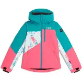 O'Neill Veste outdoor vert / fuchsia / blanc
