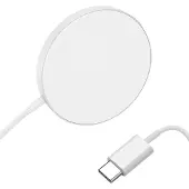 Avizar Chargeur Magsafe Magnétique pour iPhone 17 Pro 15W Blanc