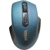 Iggual IGG317518, droite, 1600 DPI, noir, bleu