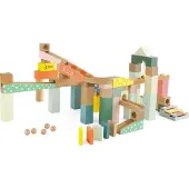 Classic World Piste de billes en bois pour boules 3+