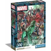 Clementoni - Puzzle Marvel 500 elementów - Oryginalny produkt premium