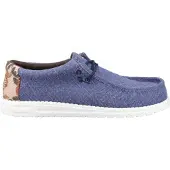 HEY DUDE Wally Palm Jute Couleur Bleu