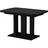 Vicco Table de salle à manger Fenaro Noir 120-160 x 80 cm 2 parties, Model 56590