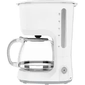 Silva Homeline Homeline KA 2300 Cafetière électrique Blanc Capacité = 10 tasses Verseuse en verre, Cafetières à filtre, Blanc