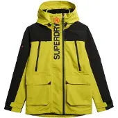 Superdry M5012240a Windbreaker Jacket Jaune S Homme