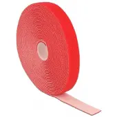 DeLOCK Velcro - 10 mètres - Rouge -