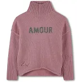 Zadig & Voltaire Pull enfant X60429 filles - Rose - 16 ans