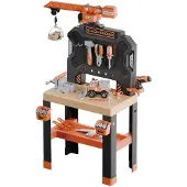 Smoby Workbench With Crane Educational Toy Orange Enfants