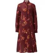 Vanessa bruno Robe-chemise 'FRESH' orange / rose / lie de vin