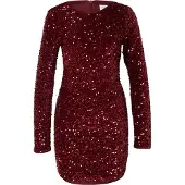 MYLAVIE by Sarah Harrison Robe de cocktail rouge foncé