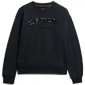 Superdry Premium Design Loose Fit Sweatshirt Noir L Femme