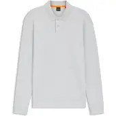 BOSS pour homme. 50520710 Structure en maille polo grise (XL), Casuel, Coton, Manche courte