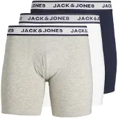 Jack & Jones Boxers bleu marine / gris clair / noir / blanc