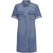 ONLY Robe-chemise 'ONLLisa' bleu denim