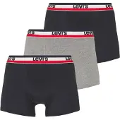 Levi's Boxers gris clair / rouge / noir