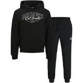 Jack & Jones Survêtement 'JJMakoto' noir / blanc