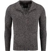 Key Largo Vestes en maille 'Will' beige / gris chiné