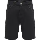 Only & Sons Short ONSFADE BLACK 9087 TAI DNM hommes - Noir - EU XL