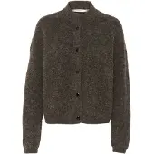 Gestuz Cardigan 'AlphaGZ' chocolat